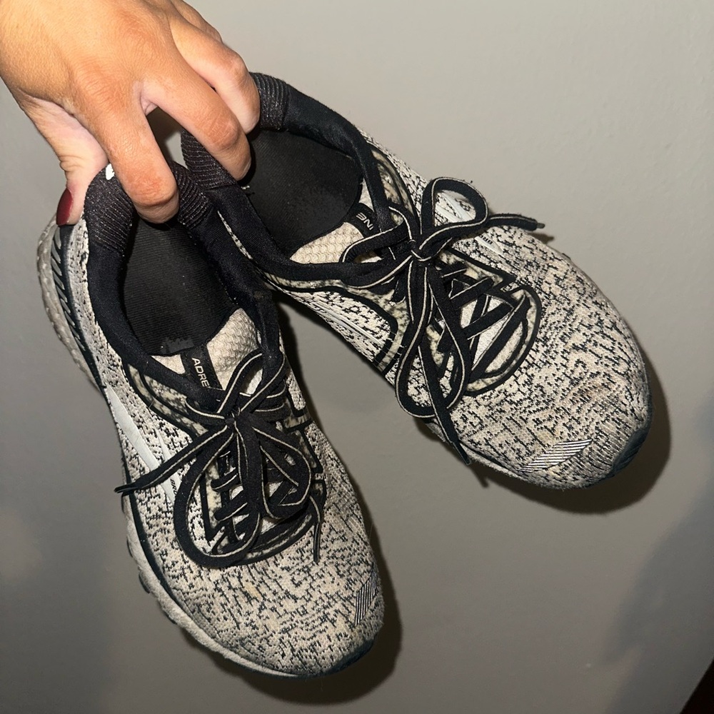 Brooks Black and Gray Athletic Shoes